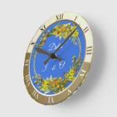 Lente Butercup bloemen in de wolken Ronde Klok (Hoek)