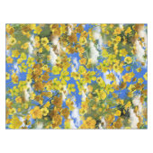 Lente Butercup bloemen in de wolken Tafelkleed (Voorkant (Horizontaal))