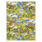 Lente Butercup bloemen in de wolken Tafelkleed (Voorkant)