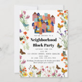 Lente Buurt BBQ Block Party Kaart (Voorkant)