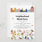 Lente Buurt BBQ Block Party Kaart (Voorkant)