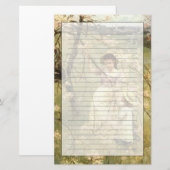 Lente, c.1880 briefpapier (Voorkant / Achterkant)