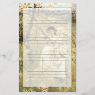 Lente, c.1880 briefpapier