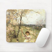Lente, c.1880 muismat (Met muis)