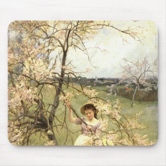 Lente, c.1880 muismat (Voorkant)