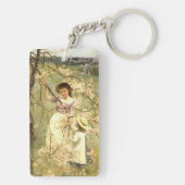 Lente, c.1880 sleutelhanger (achterkant)