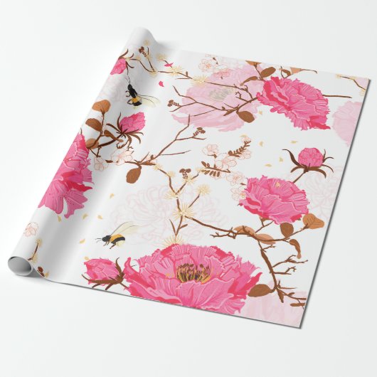 lente cadeaupapier (Uitgerold)