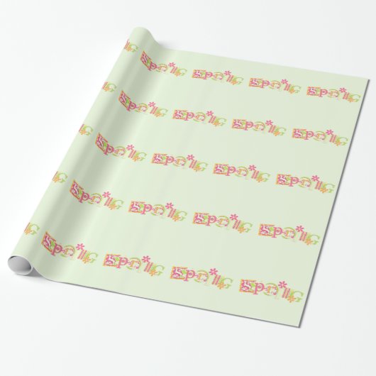 lente cadeaupapier (Uitgerold)