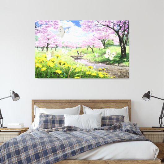 lente canvas afdruk (Insitu (Slaapkamer))