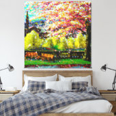 Lente! canvas afdruk (Insitu (Slaapkamer))
