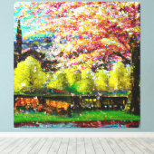 Lente! canvas afdruk (Insitu (Houten vloer))