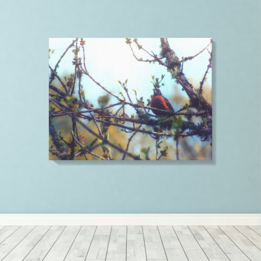 lente canvas afdruk (Insitu (Houten vloer))