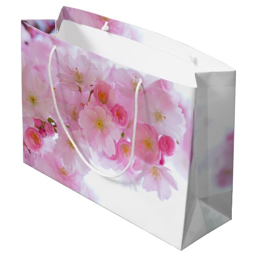 Lente - Cherry Blossom Groot Cadeauzakje (Achterkant Gekanteld)