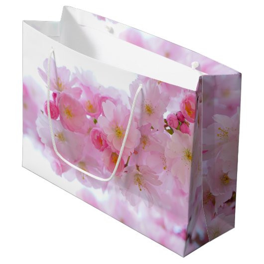 Lente - Cherry Blossom Groot Cadeauzakje (Voorkant Gekanteld)