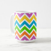lente chevron koffiemok (Voorkant links)