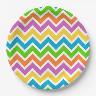 lente chevron papieren borden bordje