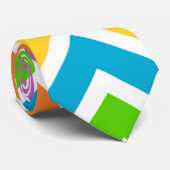 lente chevron stropdas (Opgerold)