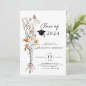 Lente chic wilde bloem einigfeest foto kaart (Staand voorkant)