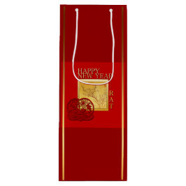 Lente Chinese Rat Year 2020 Wine Gift Bag Wijn Cadeautas