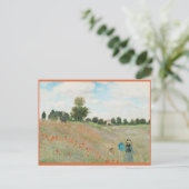 lente-Claude Monet Briefkaart (Staand voorkant)