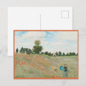  lente-Claude Monet Briefkaart (Voorkant / Achterkant)