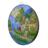 Lente Cottage Dartbord (Voorkant Rechts)