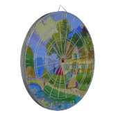 Lente Cottage Dartbord (Voorkant Links)