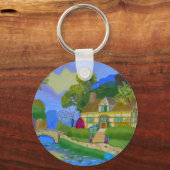 Lente Cottage Sleutelhanger (Voorkant)