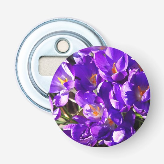LENTE CROCUS BUTTON FLESOPENER (Voorkant)