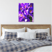LENTE CROCUS CANVAS AFDRUK (Insitu (Slaapkamer))