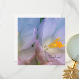 Lente Crocus Fotografie Bedankkaart