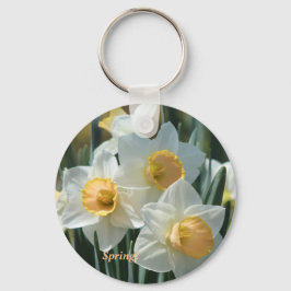 Lente Daffodils. Sleutelhanger