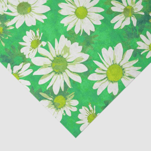 Lente dagen op groen tissuepapier (Detail)