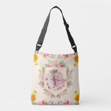 Lente-dame bloemenschildering illustratie