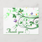 Lente Dank u Briefkaart (Voorkant)