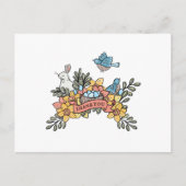 Lente Dank u Pasen Baby shower Briefkaart (Voorkant)