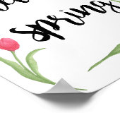 Lente decor, seizoensdecor, Poster offerte (Hoek)