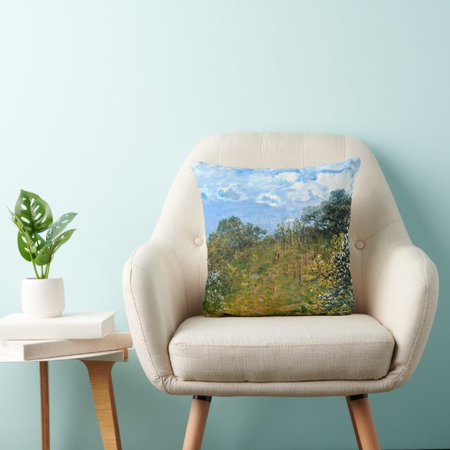 Lente door Claude Monet Kussen (Stoel)
