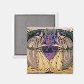 Lente door Frances Macdonald Magneet (Voorkant / Achterkant)