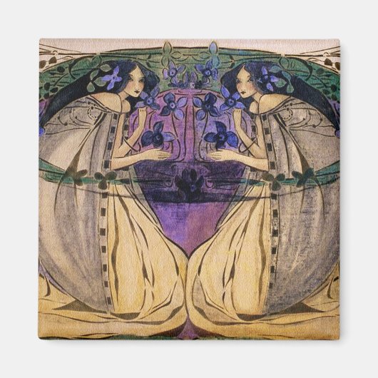 Lente door Frances Macdonald Magneet (Voorkant)