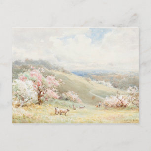 Lente door Joseph Rubens Powell (1835–1871) Briefkaart