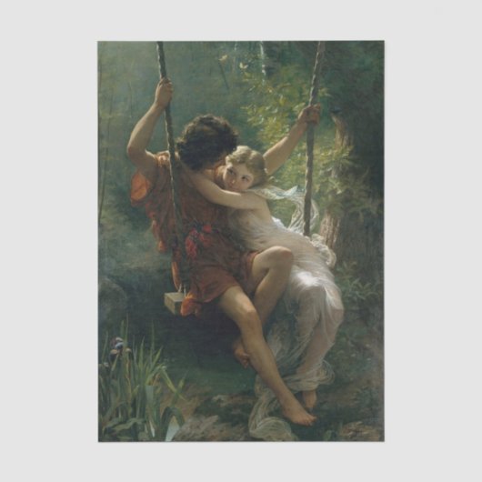 Lente door Pierre-Auguste Cot Tissuepapier (Voorkant)