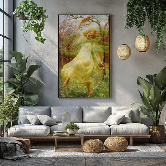 Lente door William Savage Cooper  Poster