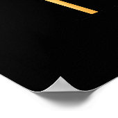 Lente Douches Grappig Seizoen Pun Dark BG Poster (Hoek)