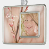 Lente dromen verzilverd omlijst ornament (Links)