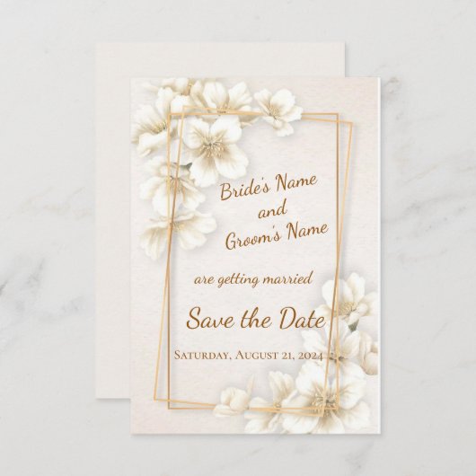 Lente-duoghoutventilator sparen de aankondiging va (Voorkant / Achterkant)