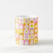 Lente Easter Patchwork Koffiemok (Center)