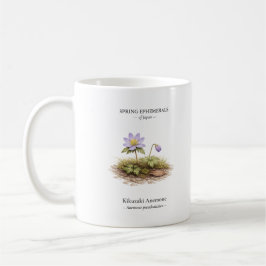 Lente-eenjarigen van Japan – Kikuzaki Anemone Koffiemok