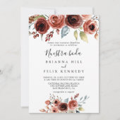 Lente Elegante Bloemen Nuestra Boda Bruiloft Kaart (Voorkant)