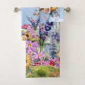 Lente en Zomer Bloeiende Bloemen Bad Handdoek (Insitu)